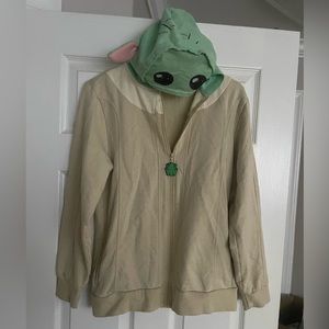 Star Wars Baby Yoda (Grogu) Zip Up Hoodie - Kids